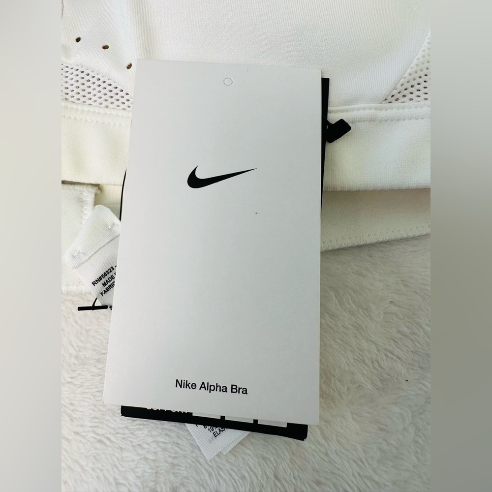 Nike Alpha Women's High-Support Padded Zip-Front Sports Bra Size Small - Picture 7 of 7